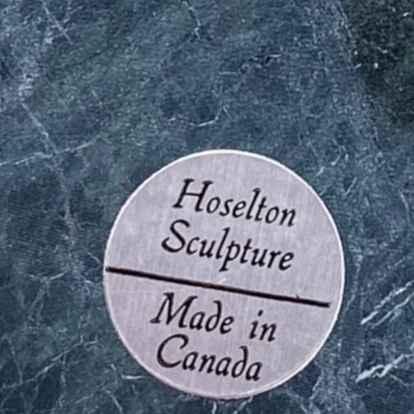 Vintage Hoselton Sculptures Modern Cast Aluminum Sail Boat on Marble Base - Picture 4 of 5